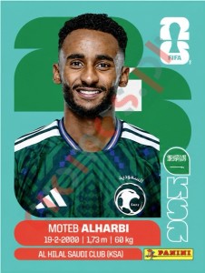 KSA7 Moteb Al-Harbi – FIFA World Cup 2026 Panini