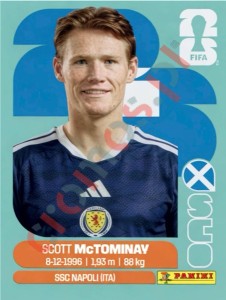 SCO11 Scott McTominay – FIFA World Cup 2026 Panini
