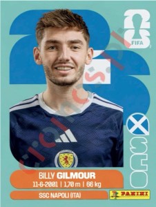 SCO12 Billy Gilmour – FIFA World Cup 2026 Panini