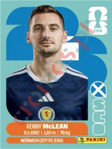 SCO16 Kenny McLean – FIFA World Cup 2026 Panini