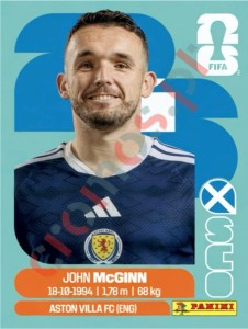 SCO17 John McGinn – FIFA World Cup 2026 Panini