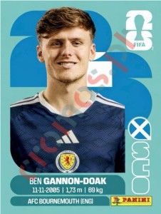 SCO20 Ben Gannon-Doak – FIFA World Cup 2026 Panini