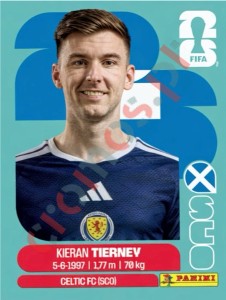 SCO4 Kieran Tierney – FIFA World Cup 2026 Panini