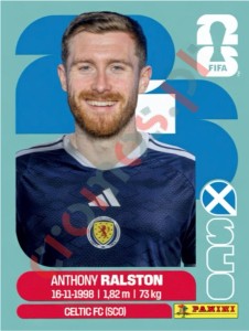 SCO9 Anthony Ralston – FIFA World Cup 2026 Panini