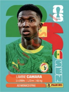 SEN14 Lamine Camara – FIFA World Cup 2026 Panini