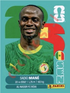 SEN15 Sadio Mane – FIFA World Cup 2026 Panini
