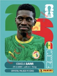 SEN16 Ismaïla Sarr – FIFA World Cup 2026 Panini
