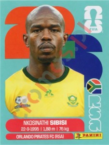RSA10 Nkosinathi Sibisi – FIFA World Cup 2026 Panini