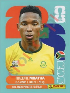 RSA12 Thalente Mbatha – FIFA World Cup 2026 Panini
