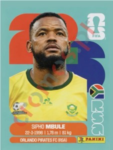 RSA16 Sipho Mbule – FIFA World Cup 2026 Panini