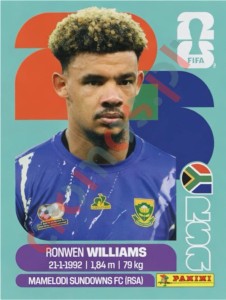 RSA2 Ronwen Williams – FIFA World Cup 2026 Panini