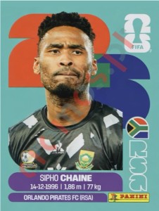 RSA3 Sipho Chaine – FIFA World Cup 2026 Panini