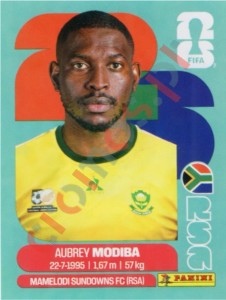 RSA4 Aubrey Modiba – FIFA World Cup 2026 Panini