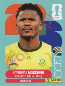 RSA8 Siyabonga Ngezana – FIFA World Cup 2026 Panini