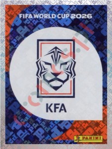 KOR1 Emblem – FIFA World Cup 2026 Panini