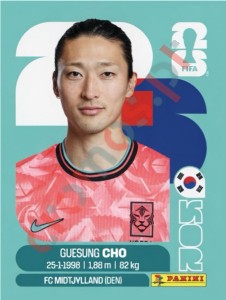 KOR17 Gue-sung Cho – FIFA World Cup 2026 Panini