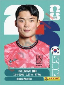 KOR20 Hyeon-Gyu Oh – FIFA World Cup 2026 Panini