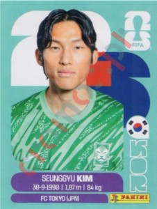 KOR3 Seung-Gyu Kim – FIFA World Cup 2026 Panini