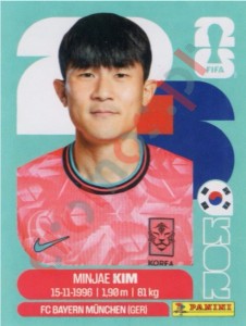 KOR4 Min-jae Kim – FIFA World Cup 2026 Panini