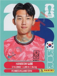 KOR7 Han-beom Lee – FIFA World Cup 2026 Panini