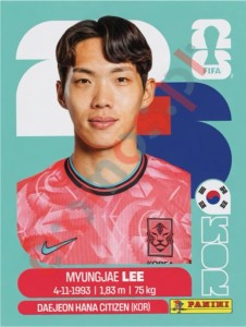 KOR9 Myung-jae Lee – FIFA World Cup 2026 Panini