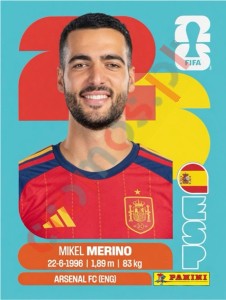 ESP14 Mikel Merino – FIFA World Cup 2026 Panini