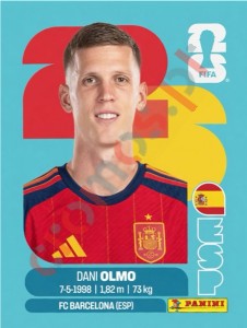 ESP16 Dani Olmo – FIFA World Cup 2026 Panini