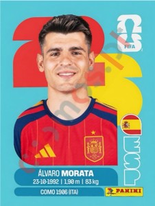 ESP19 Álvaro Morata – FIFA World Cup 2026 Panini