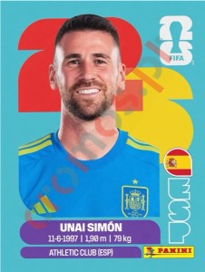 ESP2 Unai Simon – FIFA World Cup 2026 Panini
