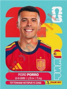 ESP6 Pedro Porro – FIFA World Cup 2026 Panini