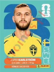 SWE10 Jesper Karlström – FIFA World Cup 2026 Panini