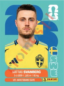 SWE12 Mattias Svanberg – FIFA World Cup 2026 Panini