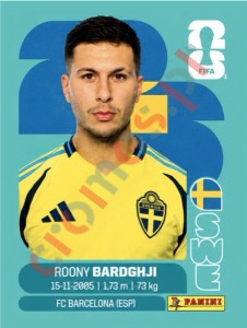 SWE16 Roony Bardghji – FIFA World Cup 2026 Panini
