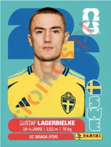 SWE7 Gustaf Lagerbielke – FIFA World Cup 2026 Panini