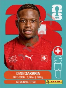 SUI10 Denis Zakaria – FIFA World Cup 2026 Panini