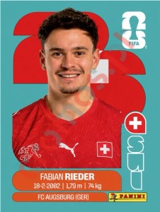 SUI12 Fabian Rieder – FIFA World Cup 2026 Panini