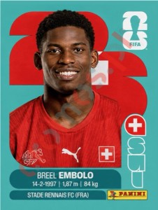 SUI17 Breel Embolo – FIFA World Cup 2026 Panini