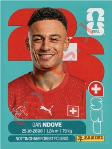 SUI19 Dan Ndoye – FIFA World Cup 2026 Panini