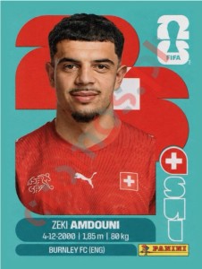 SUI20 Zeki Amdouni – FIFA World Cup 2026 Panini