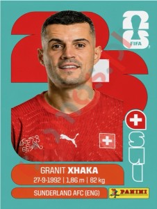 SUI9 Granit Xhaka – FIFA World Cup 2026 Panini
