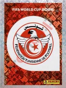 TUN1 Emblem – FIFA World Cup 2026 Panini