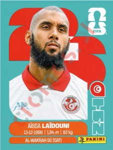 TUN10 Aissa Laidouni – FIFA World Cup 2026 Panini