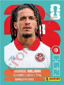 TUN14 Hannibal Mejbri – FIFA World Cup 2026 Panini