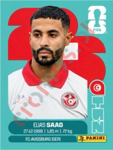 TUN16 Elias Saad – FIFA World Cup 2026 Panini