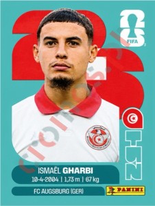 TUN18 Ismael Gharbi – FIFA World Cup 2026 Panini
