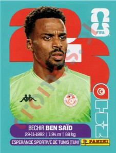 TUN2 Bechir Ben Said – FIFA World Cup 2026 Panini