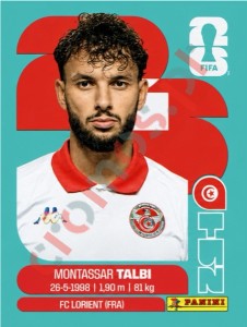 TUN5 Montassar Talbi – FIFA World Cup 2026 Panini