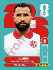 TUN7 Ali Abdi – FIFA World Cup 2026 Panini