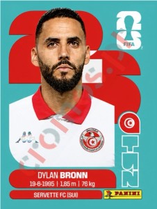 TUN8 Dylan Bronn – FIFA World Cup 2026 Panini