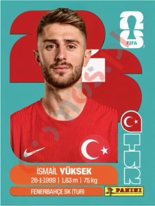 TUR10 Ismail Yuksek – FIFA World Cup 2026 Panini